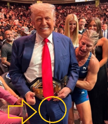 This is not a cock, as Trump does not have one.