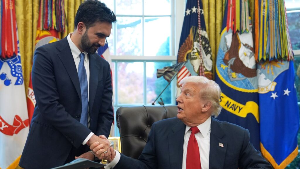 Trump meeting the man who will hopefully put him in prison