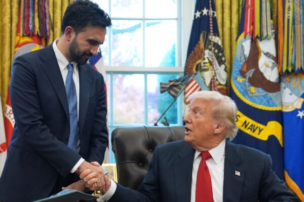 Trump meeting the man who will hopefully put him in prison