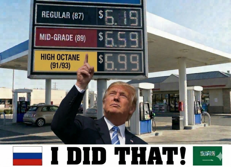 Gas Skyrockets Under Pedophile!